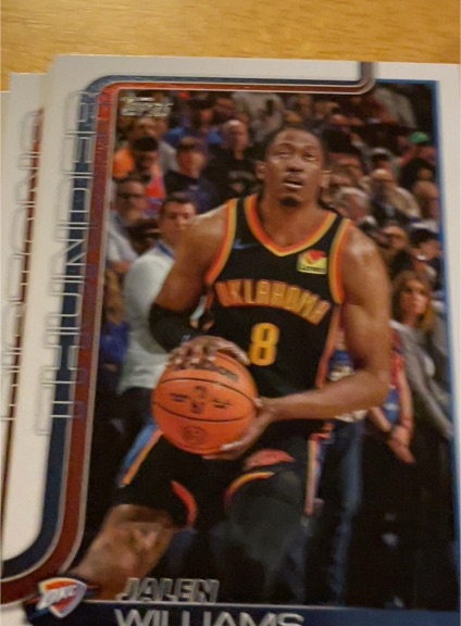 2025-26 Topps Flagship #116 Jalen Williams Oklahoma City Thunder — front