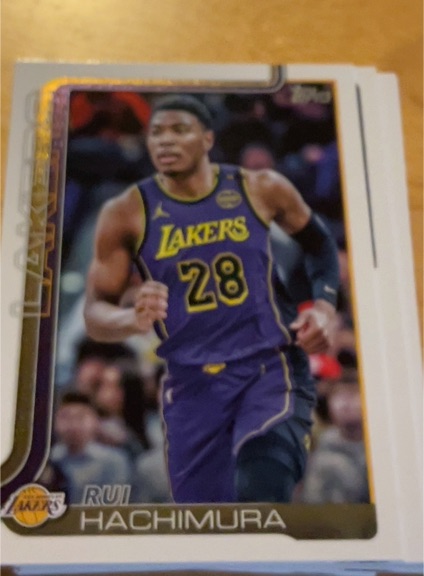 2025-26 Topps #154 Rui Hachimura — front