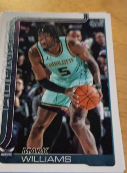 2025-26 Topps #70 Mark Williams — front