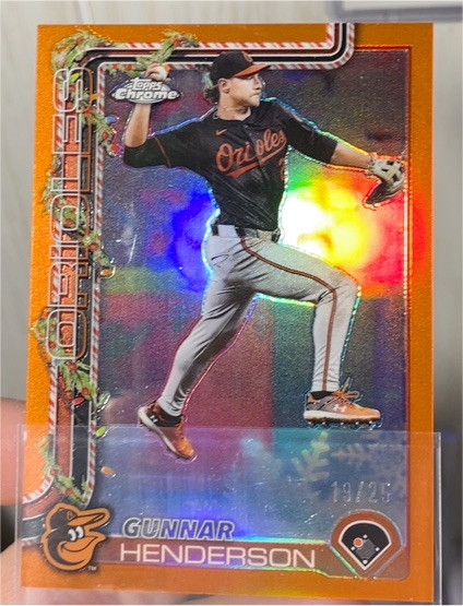 2025 Topps Holiday #H18 Gunnar Henderson — front