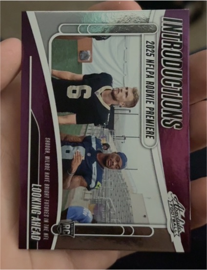 2025 Panini Absolute Introductions #I-TSH Tyler Shough & Jalen Milroe — front