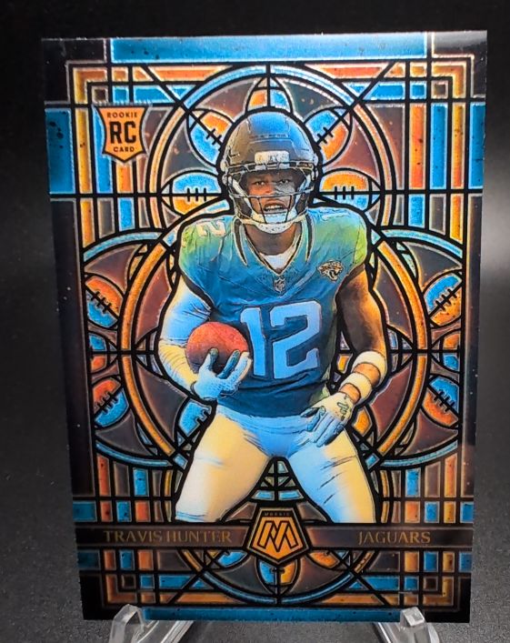 2025 Panini Mosaic #12 Travis Hunter — front
