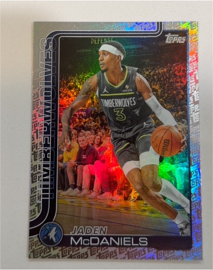 2025-26 Topps #248 Jaden McDaniels — front