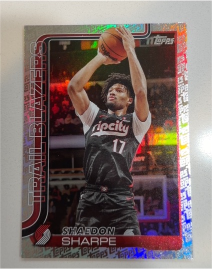 2025-26 Topps #127 Shaedon Sharpe — front