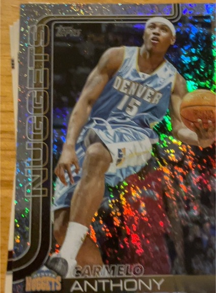 2004 Topps Nuggems Carmelo Anthony — front