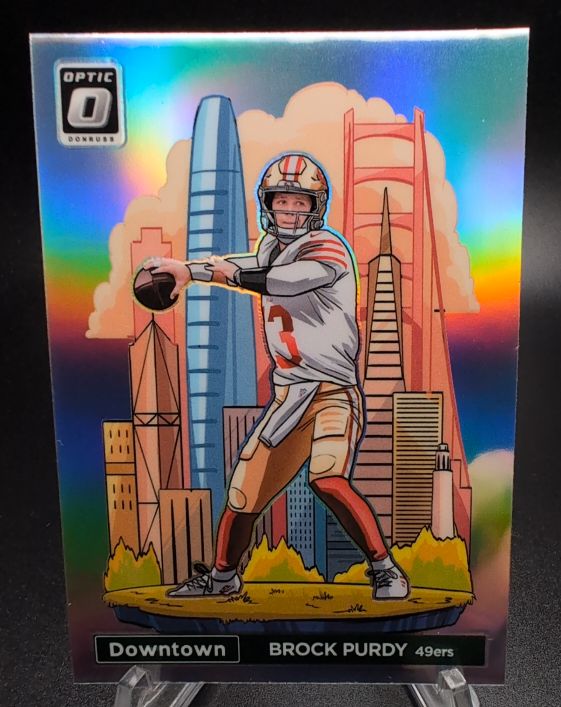 2024 Panini Donruss Optic Downtown #4 Brock Purdy — front