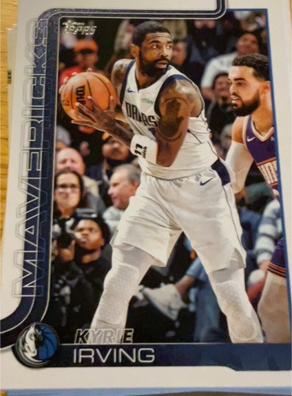 2025-26 Topps #168 Kyrie Irving Dallas Mavericks — front