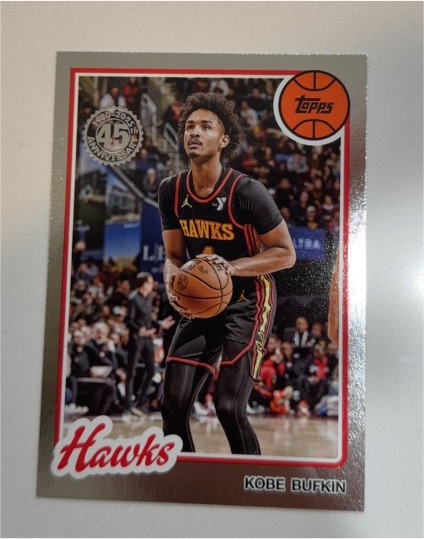 2025-26 Topps 45th Anniversary #80BK-30 Kobe Bufkin — front