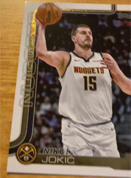 2025-26 Topps #101 Nikola Jokic — front