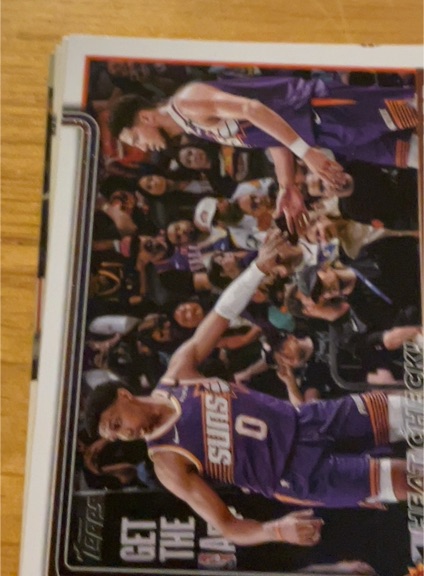 2025 Topps Suns Duo Heat Up Scoreboard Devin Booker — front