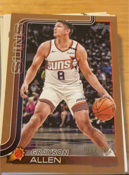 2025-26 Topps Basketball #161 Grayson Allen — front