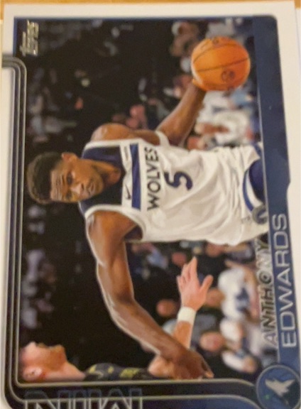 2025-26 Topps #108 Anthony Edwards — front