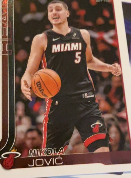 2025-26 Topps #76 Nikola Jović — front