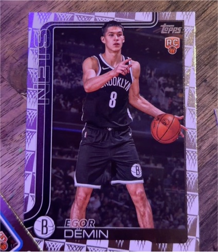 2025-26 Topps #208 Egor Demin — front