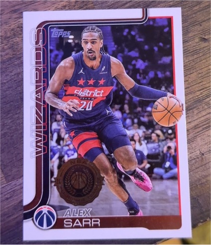 2025-26 Topps #96 Alex Sarr — front
