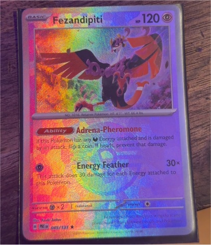 2023 Pokémon Prismatic Evolutions #045 Fezandipiti — front