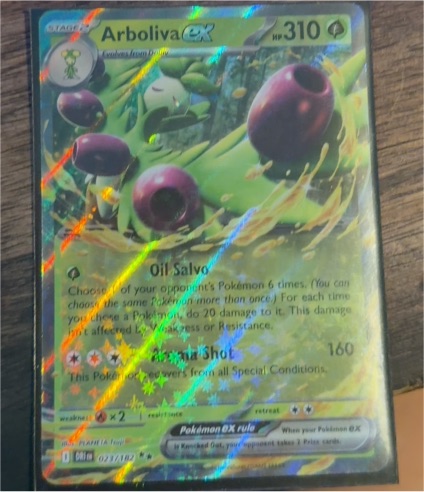 2023 Pokemon Scarlet & Violet Destined Rivals #023 Arboliva EX — front