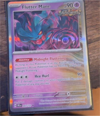 2022 Pokémon SV: Prismatic Evolutions #043 Flutter Mane — front