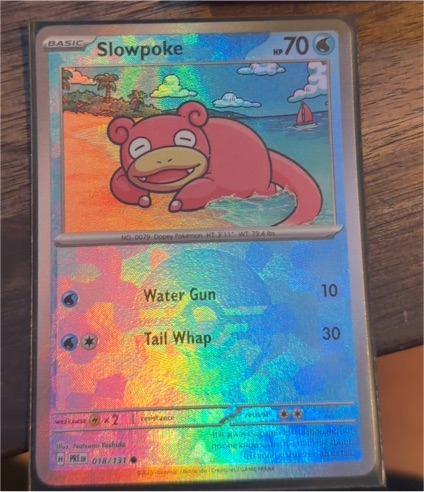 2022 Pokémon SV: Prismatic Evolutions #018 Slowpoke — front