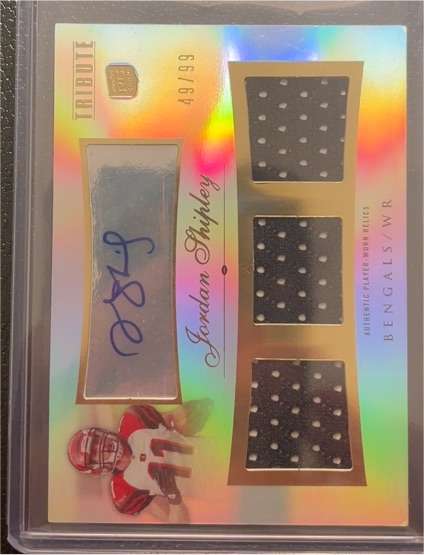 2010 Topps Tribute #49 Jordan Shipley — front