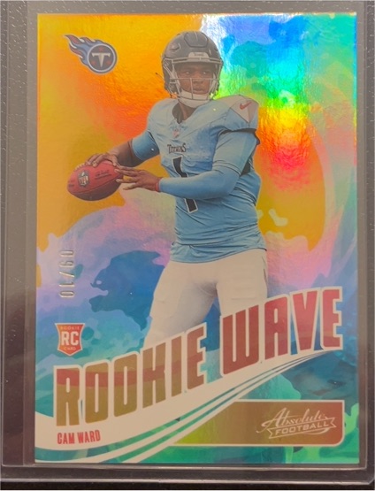2025 Panini Absolute Rookie Wave #RW-CWD Cam Ward — front
