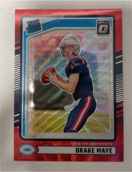 2024 Donruss Optic #379 Drake Maye — front