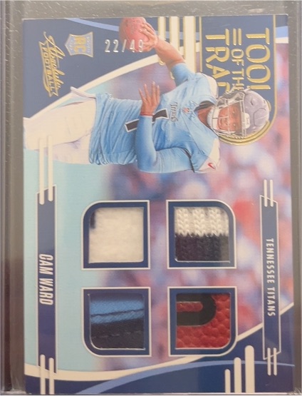 2025 Panini Absolute Tools of the Trade #TRQ-CWA Cam Ward — front