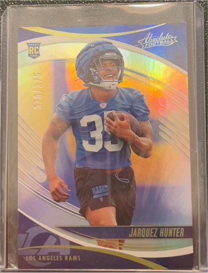 2025 Panini Absolute #136 Jarquez Hunter — front
