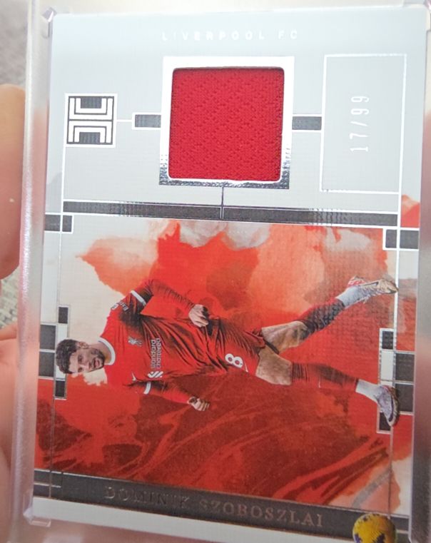 2024 Panini Dominik Szoboszlai Liverpool FC Relic #179/199 — front