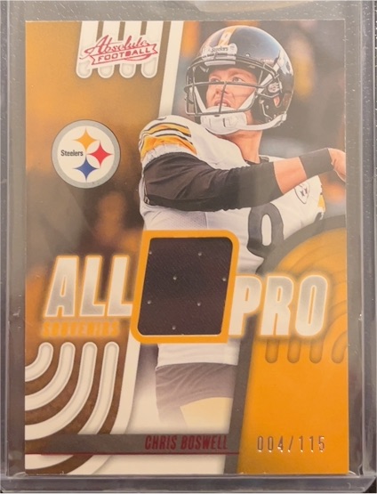 2025 Panini Absolute All Pro Souvenirs #APS-CBO Chris Boswell — front
