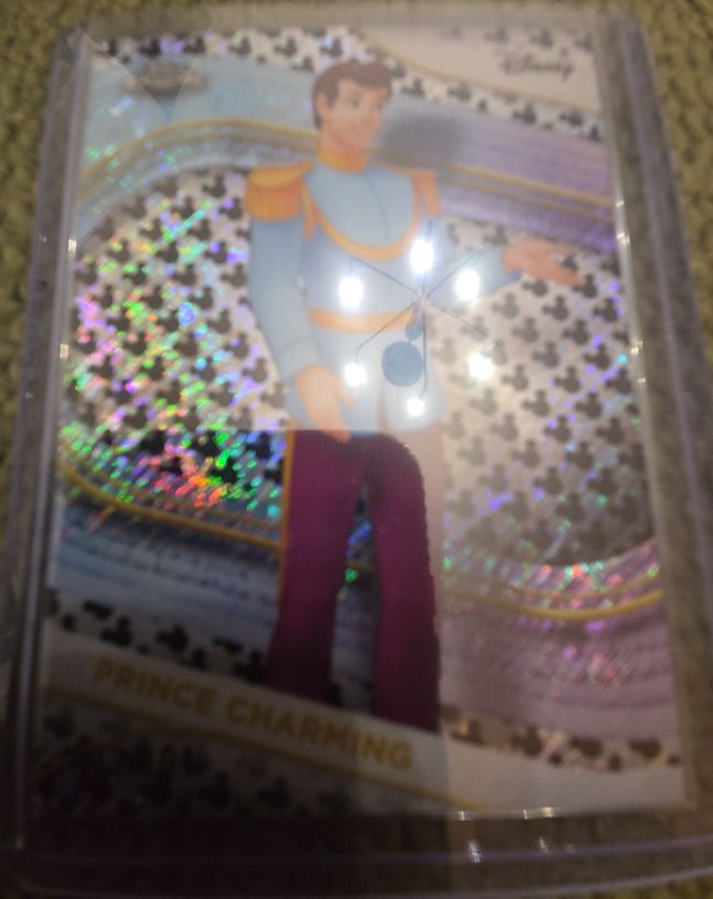 2025 Topps Chrome Disney Prince Charming Mini Diamond — front