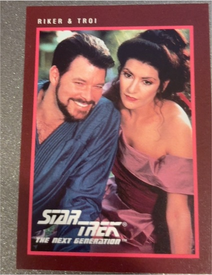 1991 Impel Star Trek 25th Anniversary #272 Riker & Troi — front