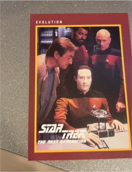 1991 Impel Star Trek 25th Anniversary #178 Evolution — front