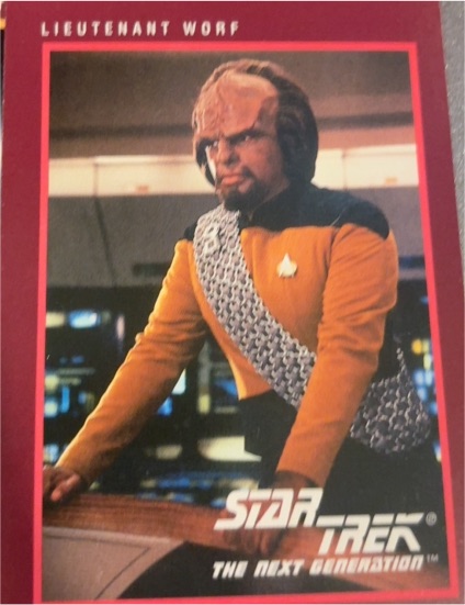 1991 Impel Star Trek 25th Anniversary #110 Lieutenant Worf — front