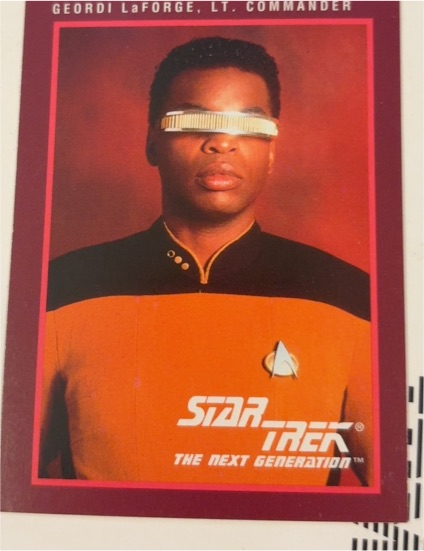 1991 Impel Star Trek 25th Anniversary #112 Geordi LaForge, Lt. Commander — front