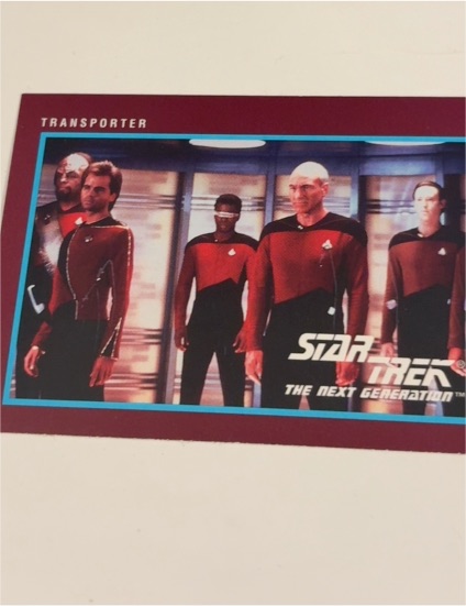 1991 Impel Star Trek The Next Generation 25th Anniversary #98 Transporter — front