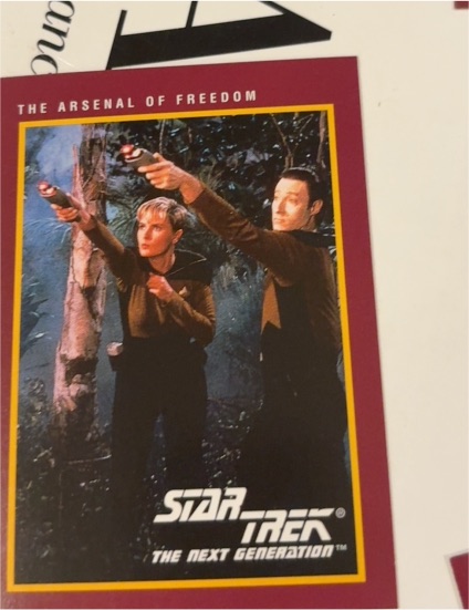 1991 Impel Star Trek 25th Anniversary #50 The Arsenal of Freedom — front