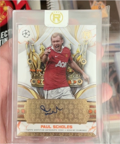 2024-25 Topps Reverence Paul Scholes Crowned Legend Auto — front