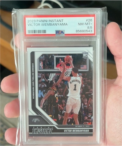 2023 Panini Instant #26 Victor Wembanyama — front