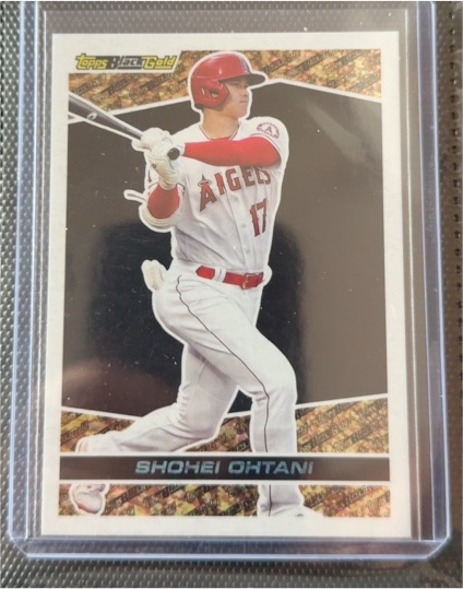 2021 Topps Update Black Gold #BG-13 Shohei Ohtani — front