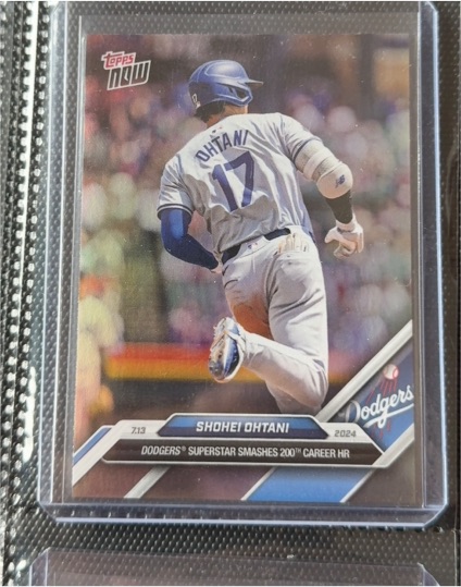 2024 Topps Now #713 Shohei Ohtani — front