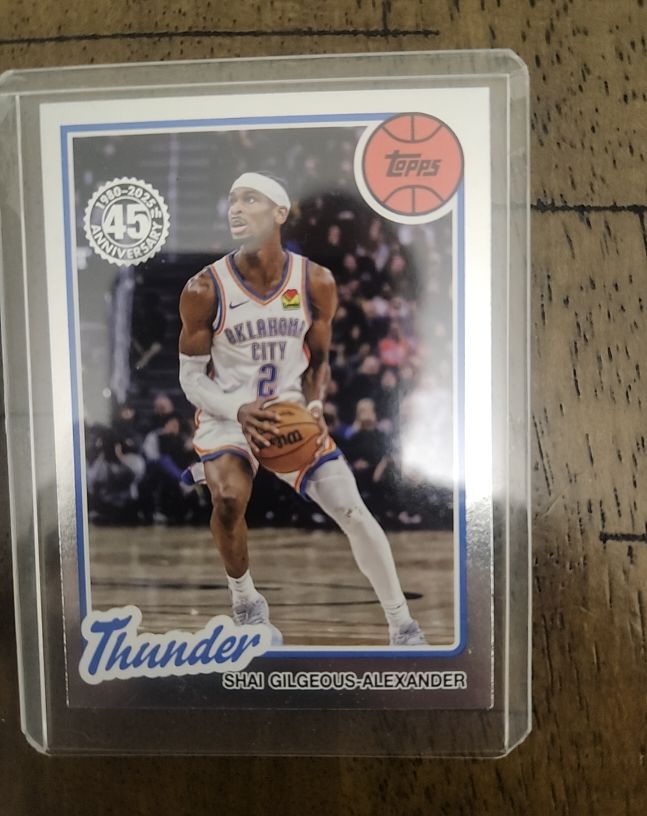 2025-26 Topps Basketball #80BK-91 Shai Gilgeous-Alexander — front