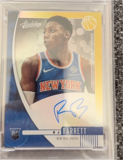 2019-20 Panini Absolute Memorabilia Rookie Auto #RA-RJB RJ Barrett — front
