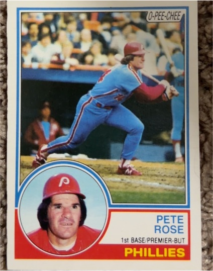 1983 O-Pee-Chee #100 Pete Rose Philadelphia Phillies — front