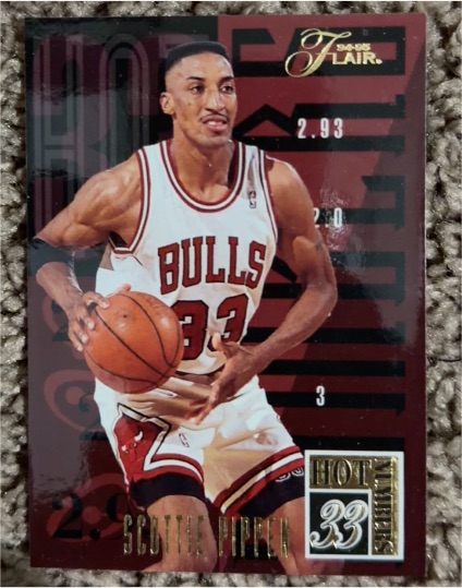 1994-95 Flair Hot Numbers #13 Scottie Pippen — front