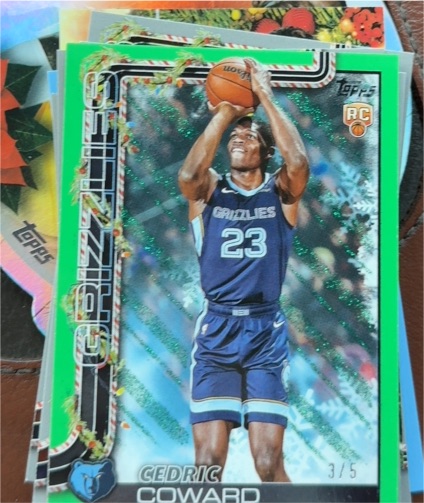 2025-26 Topps Holiday #H171 Cedric Coward — front
