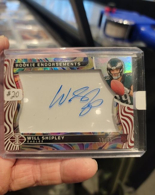 2024 Panini Illusions #36 Will Shipley Rookie Endorsements — front