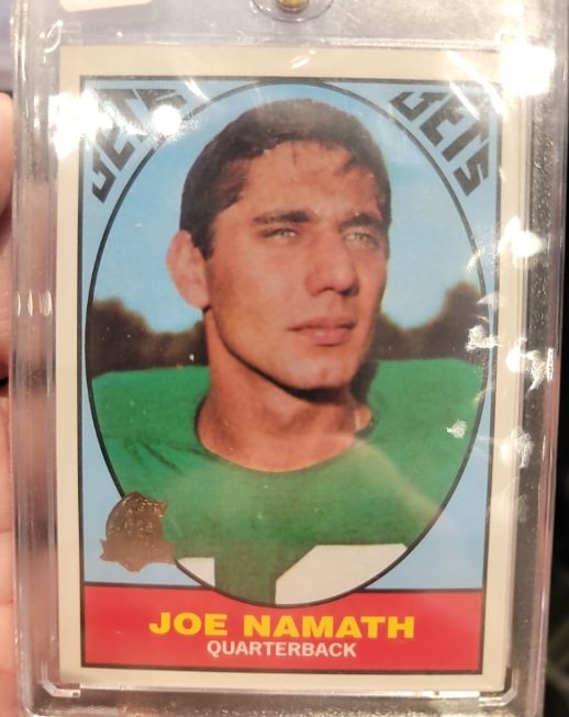 1967 Topps #3 Joe Namath — front