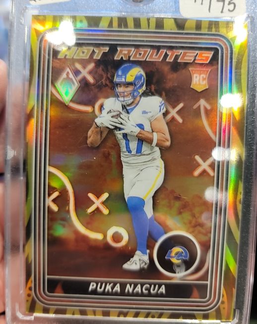 2023 Panini Phoenix Hot Routes #HR-26 Puka Nacua — front