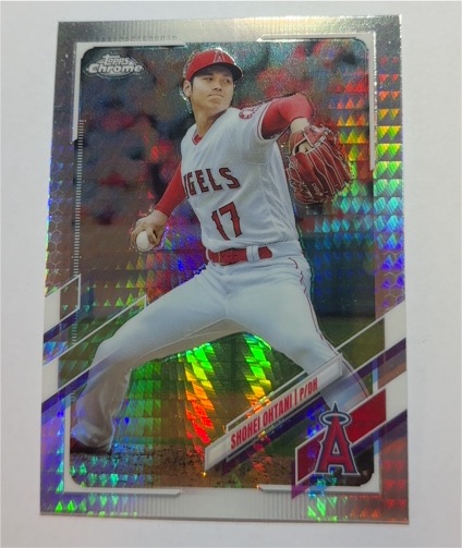 2021 Topps Chrome #159 Shohei Ohtani — front